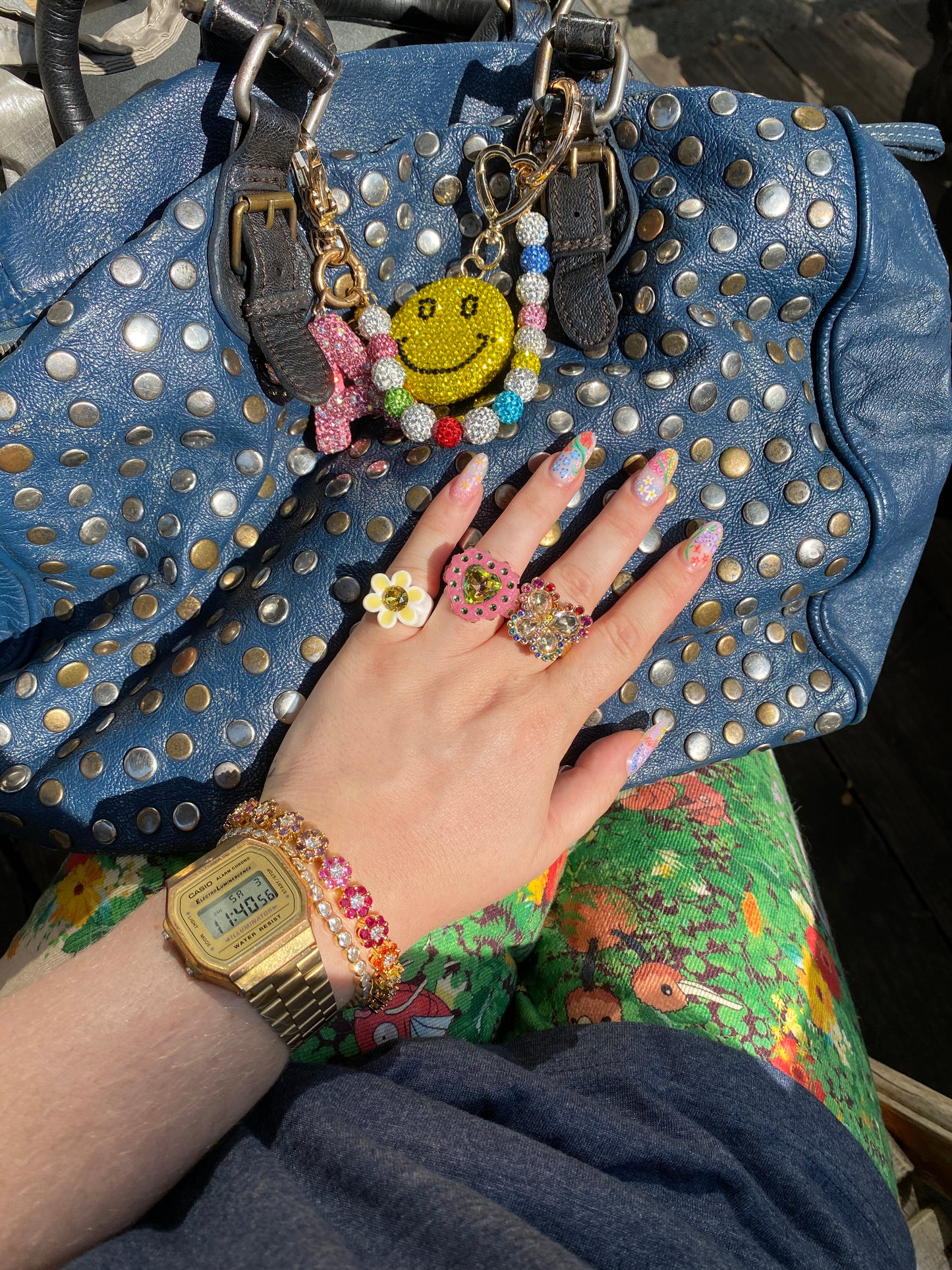 Bag charm set