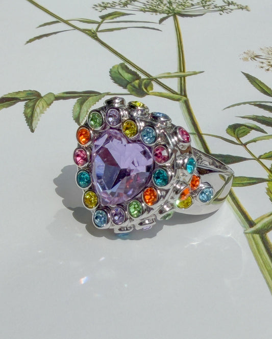 Rainbow Ring Silver