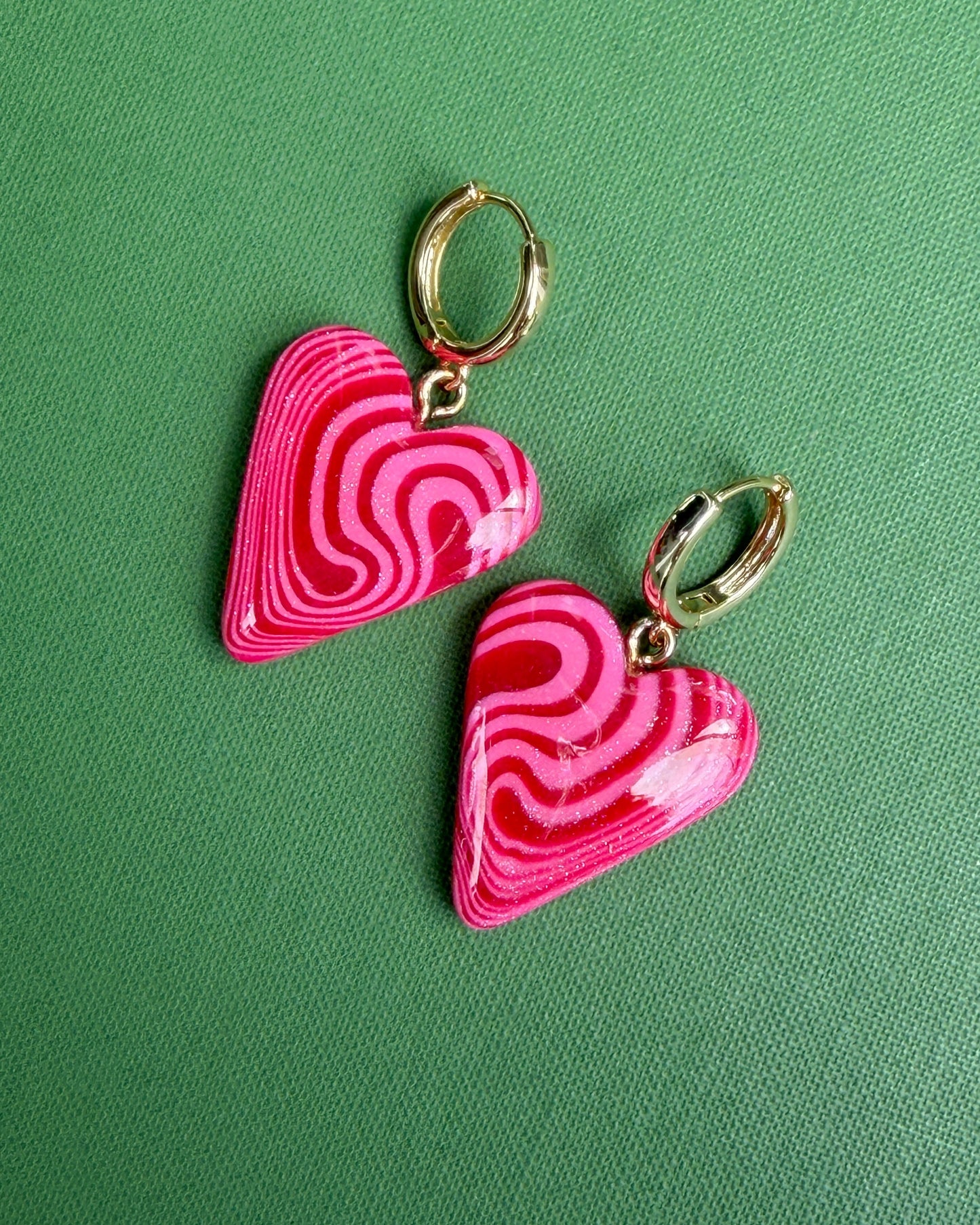 Heart Swirl Earrings