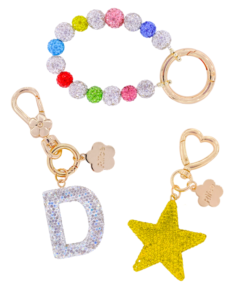 Bag charm set