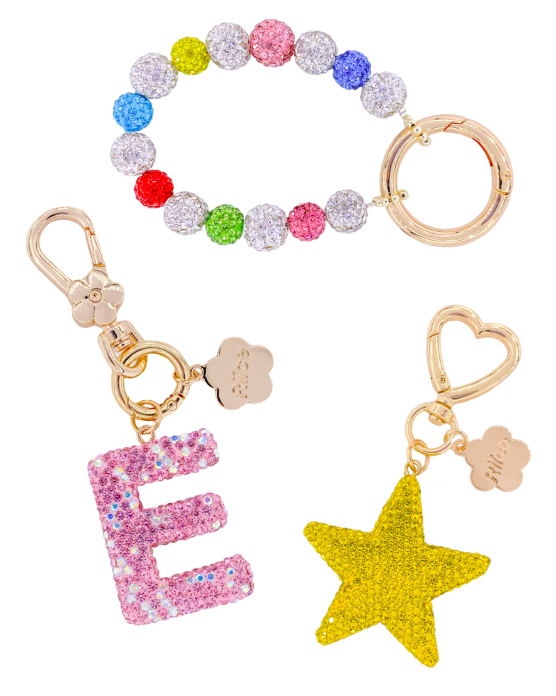 Bag charm set
