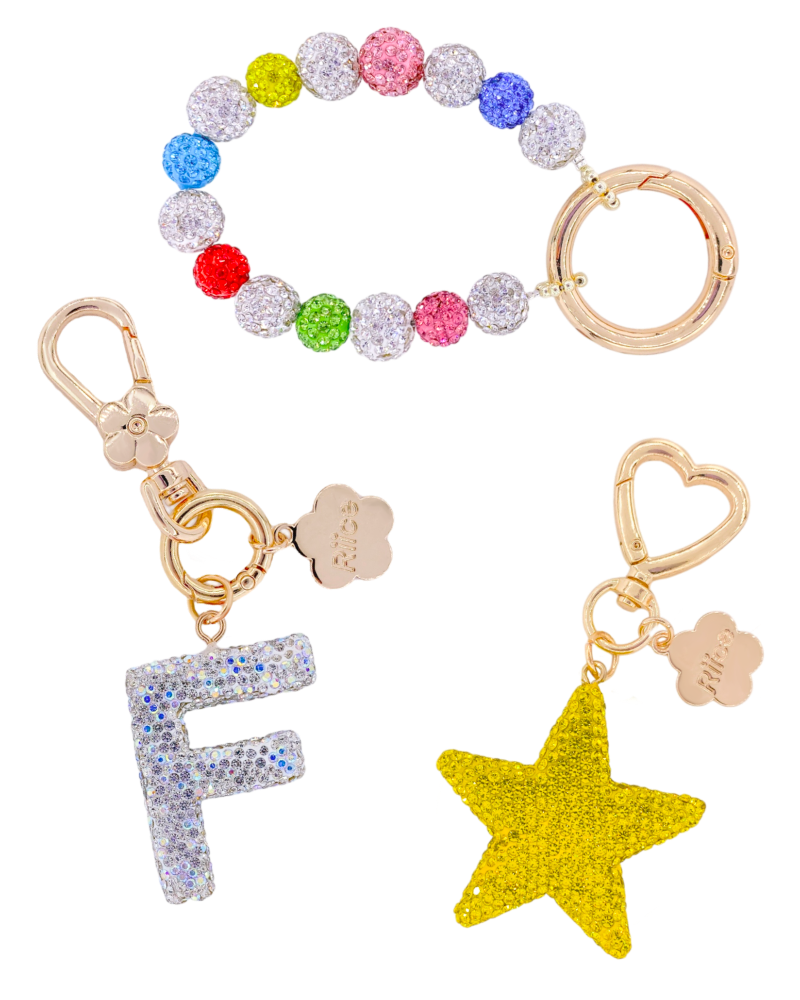 Bag charm set