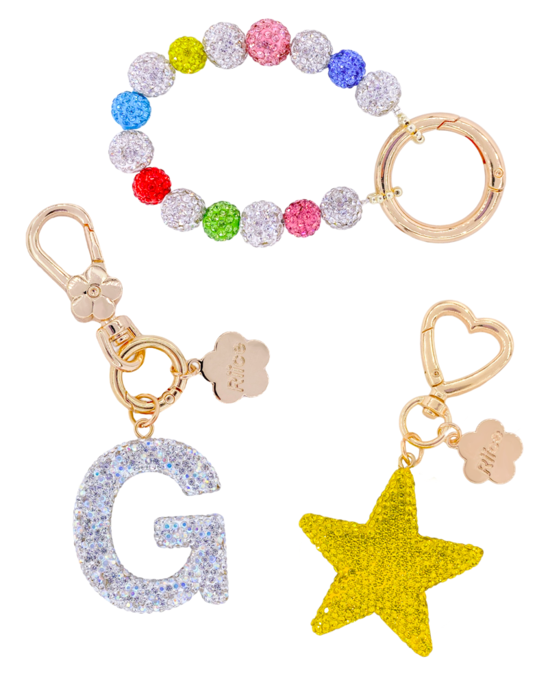 Bag charm set