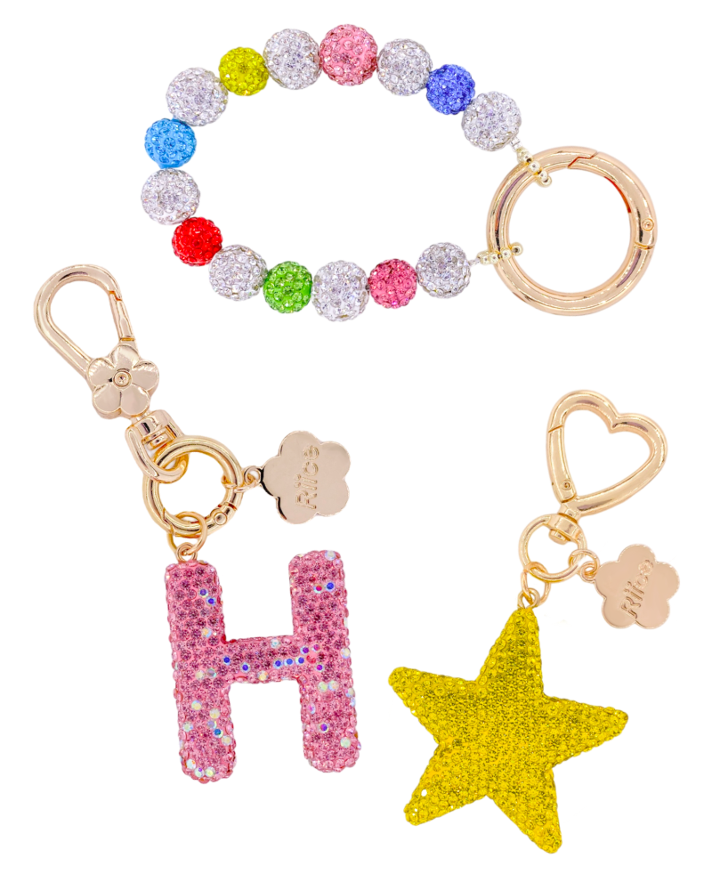 Bag charm set