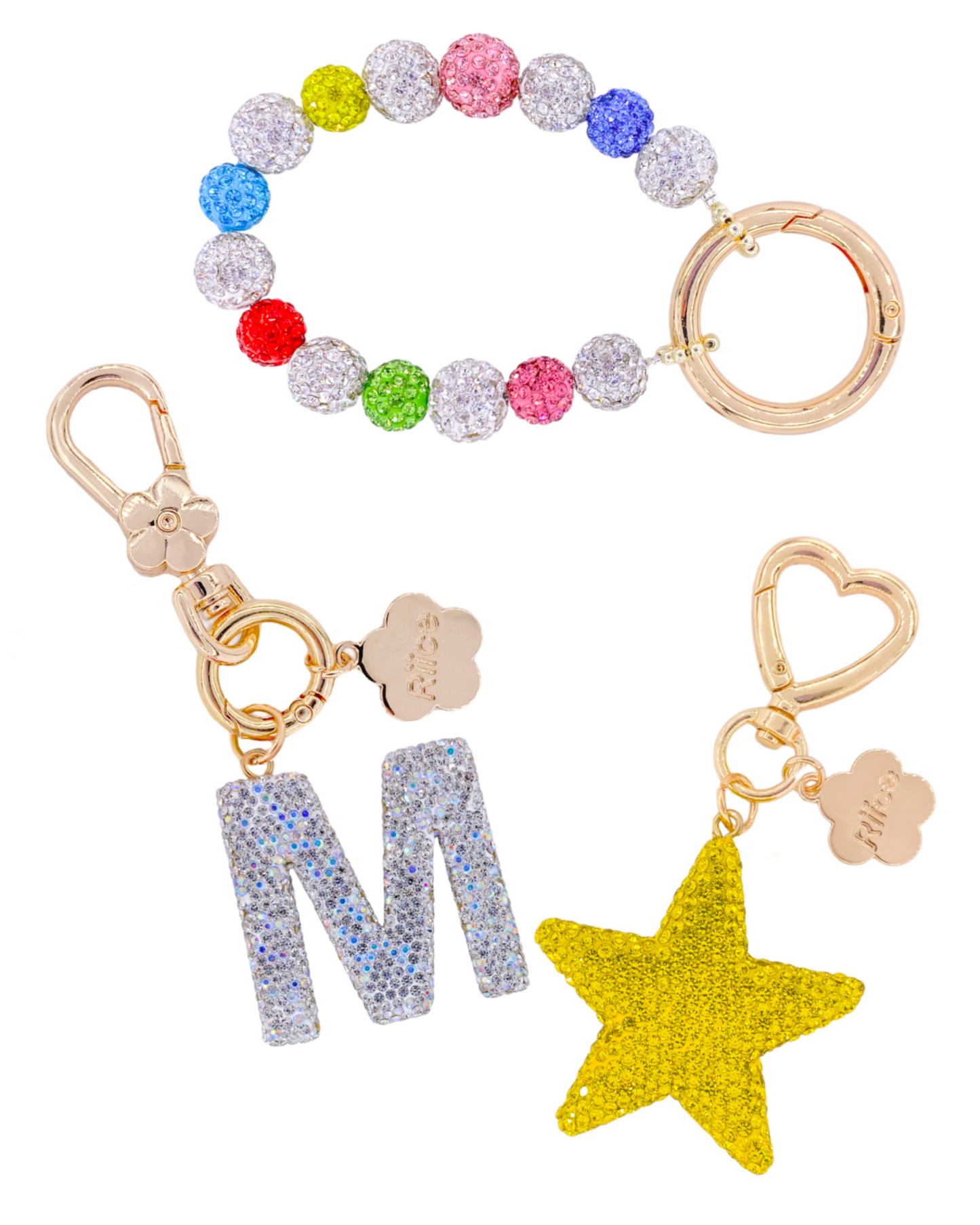 Bag charm set