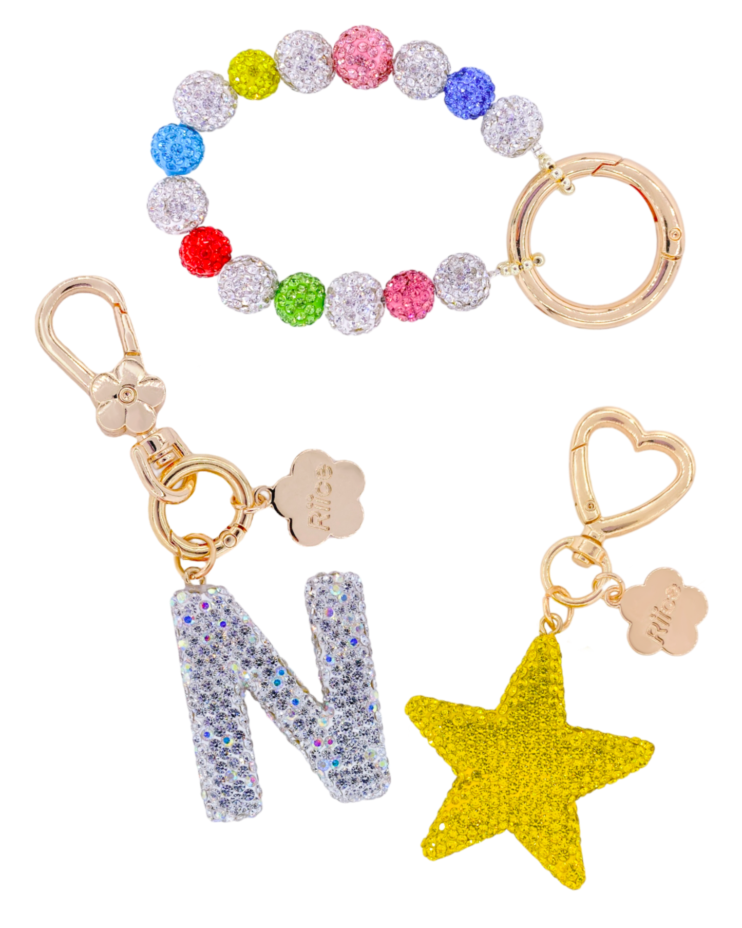 Bag charm set