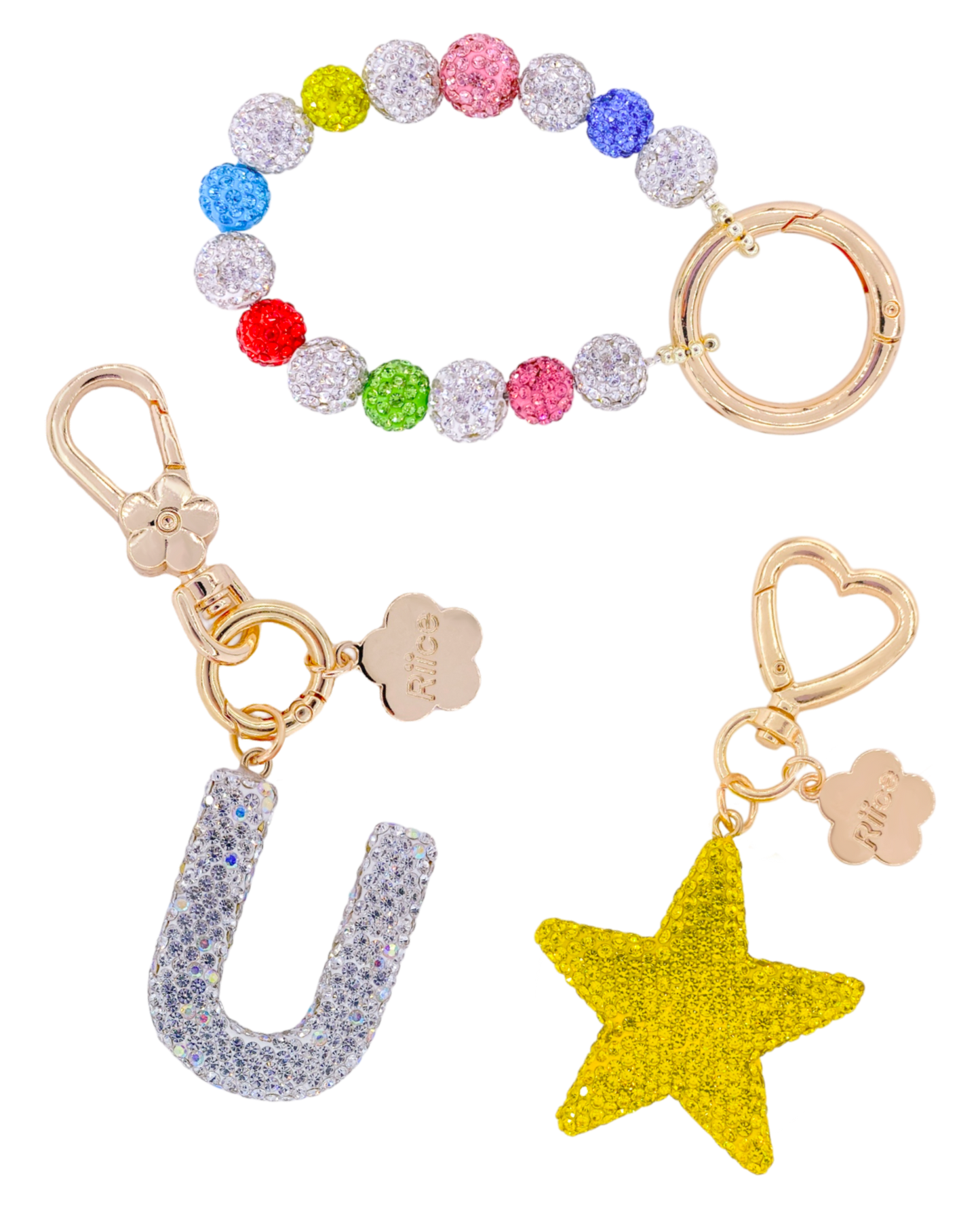 Bag charm set