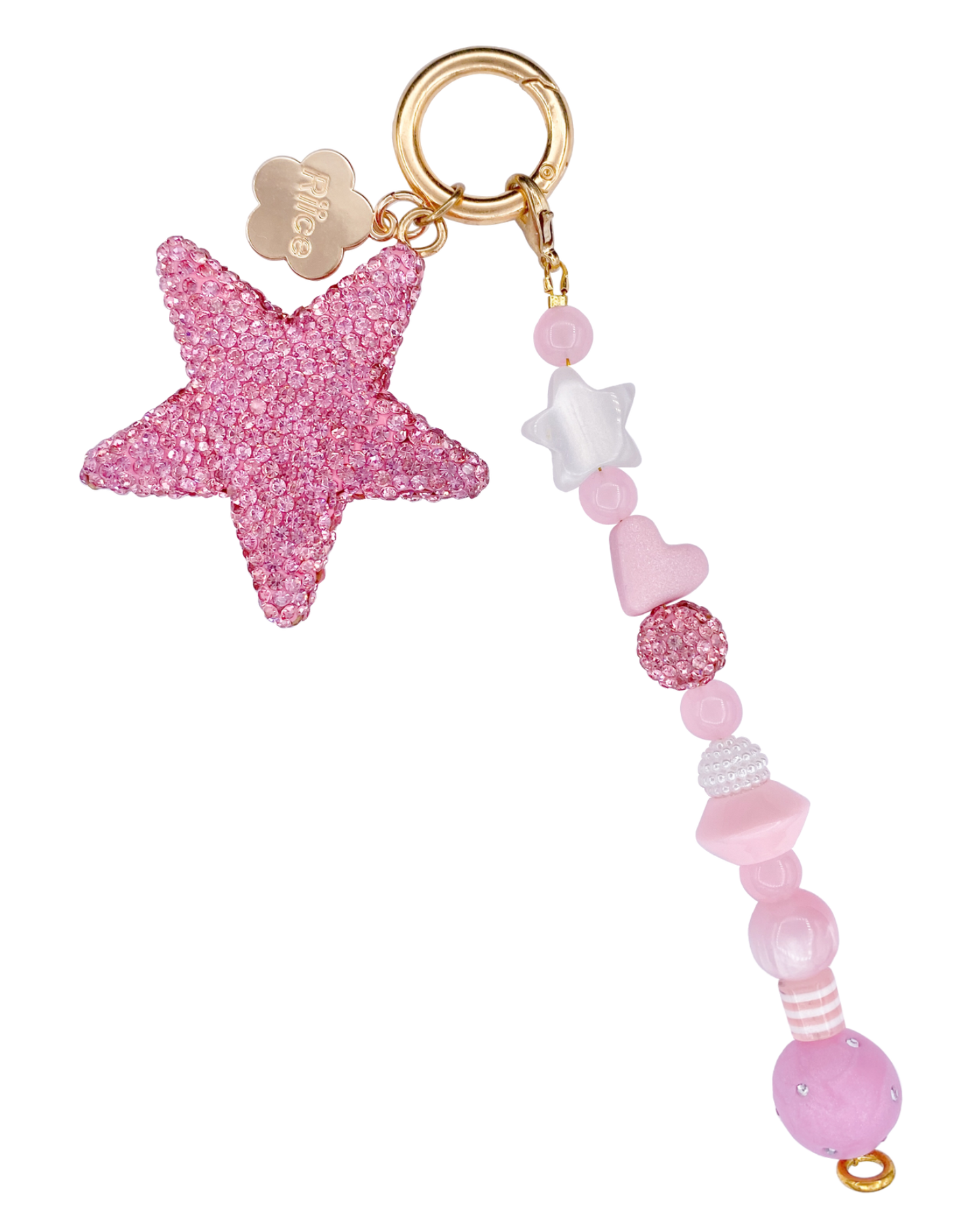 Pink Star Charm Set