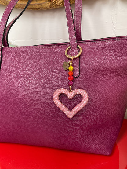 Heart Bag Charm