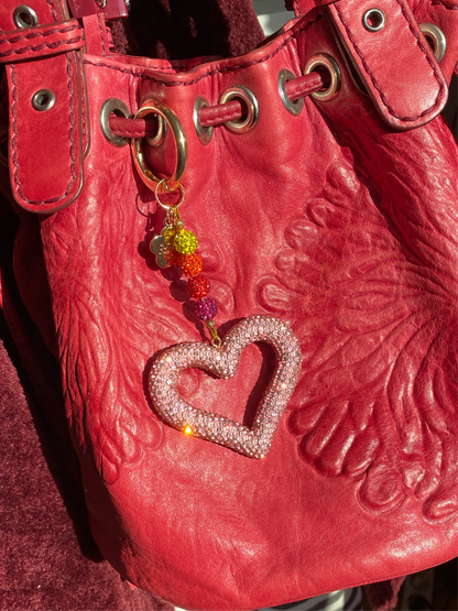 Heart Bag Charm