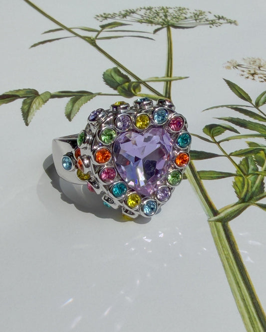 Rainbow Ring Silver