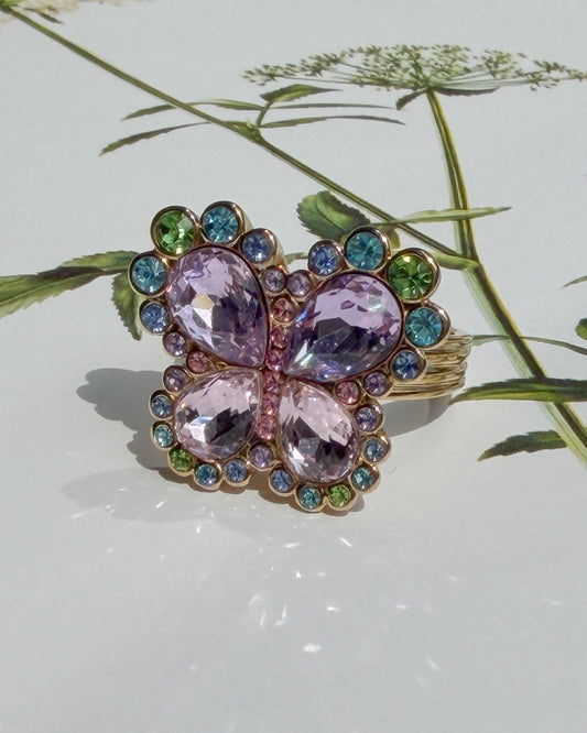 Pastel Butterfly Ring