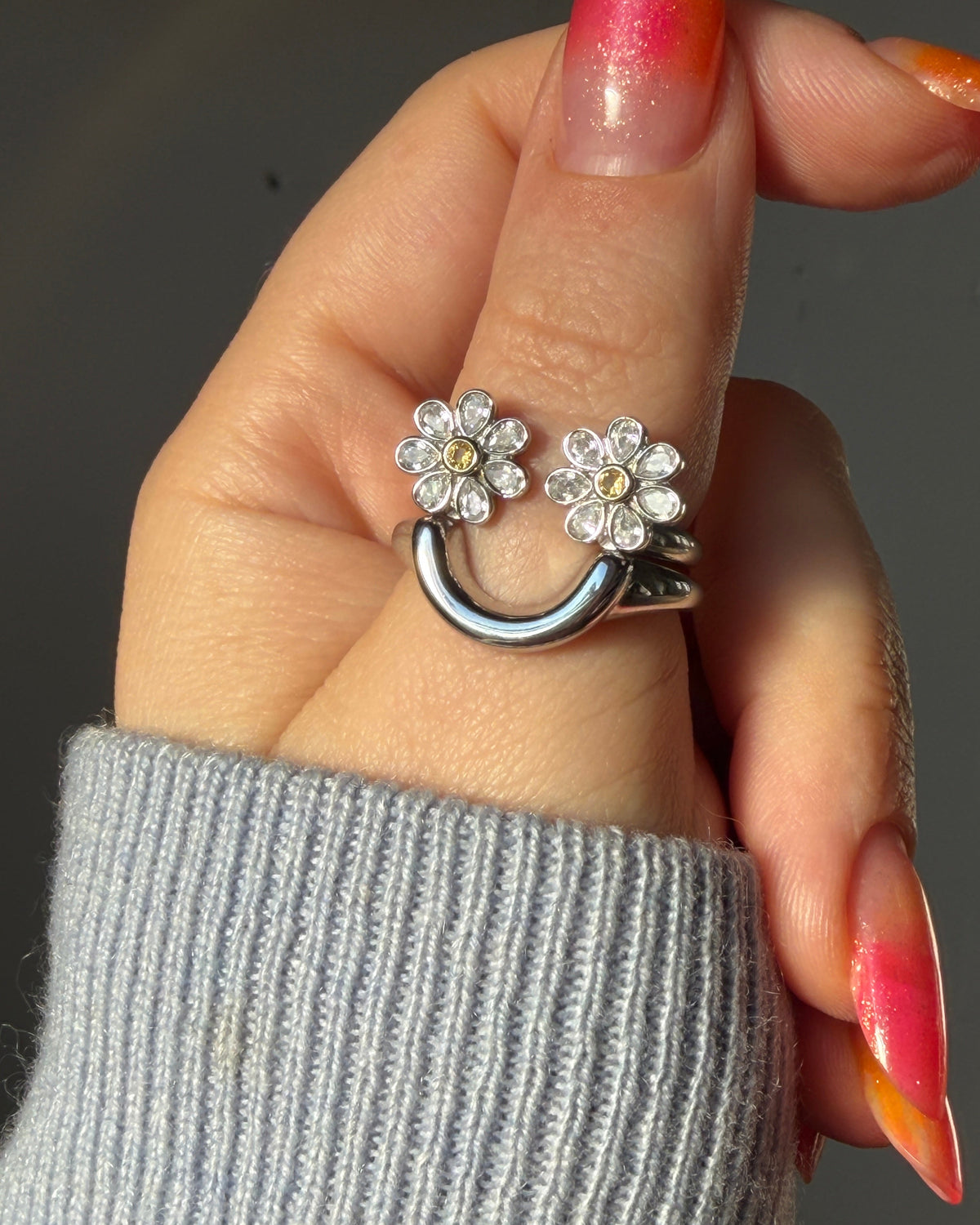 Flower Eyes - Mood Ring Set