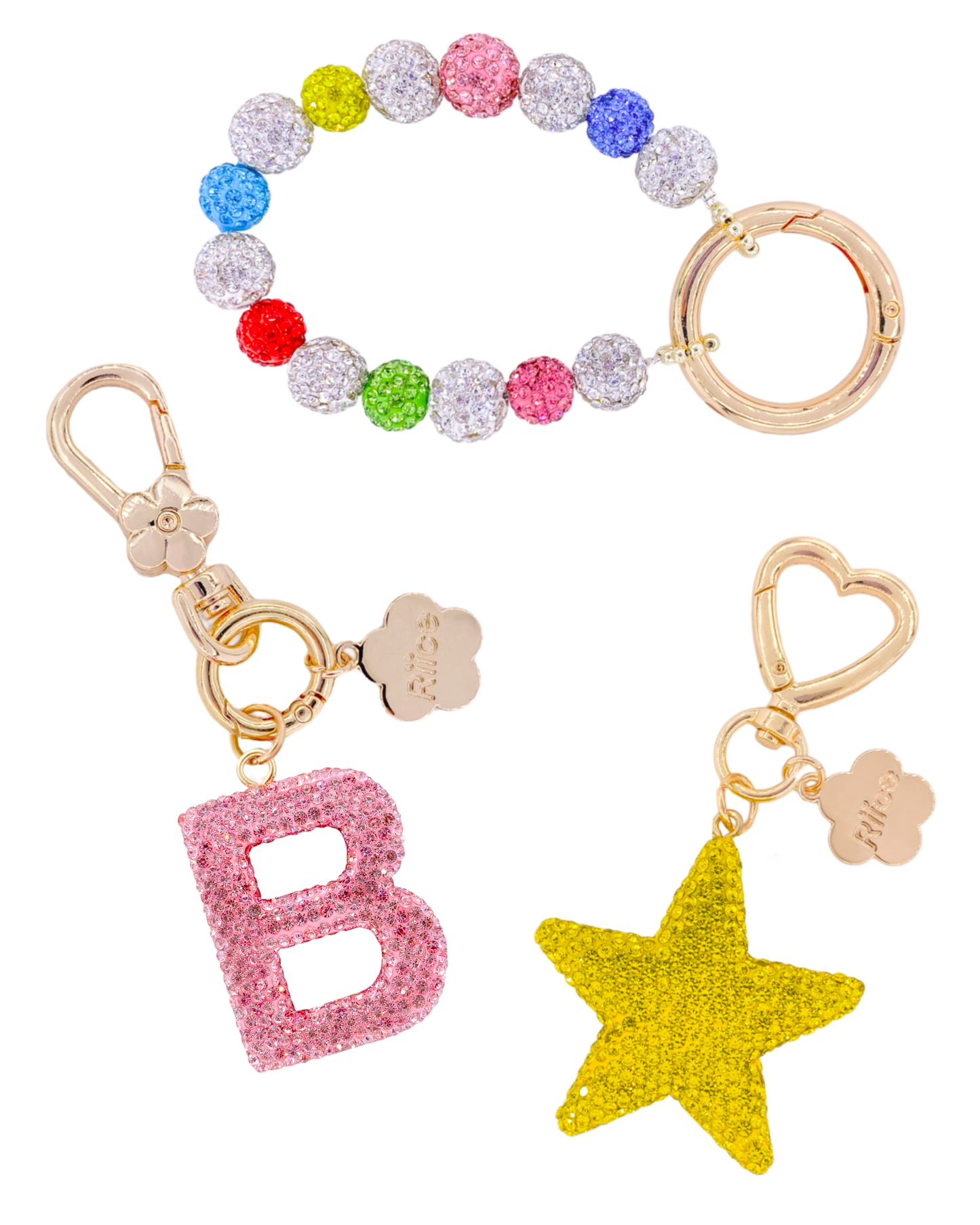 Bag charm set