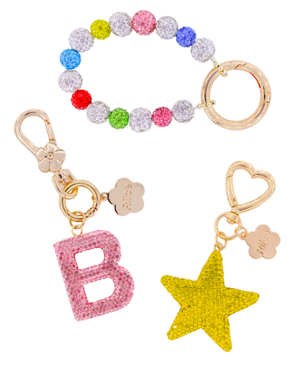 Bag charm set