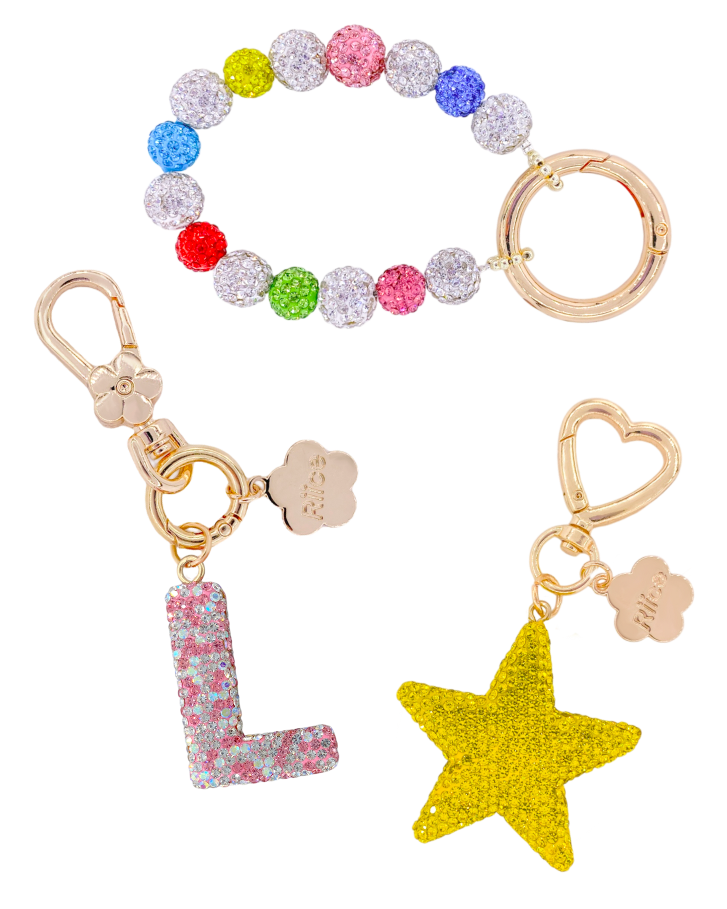 Bag charm set