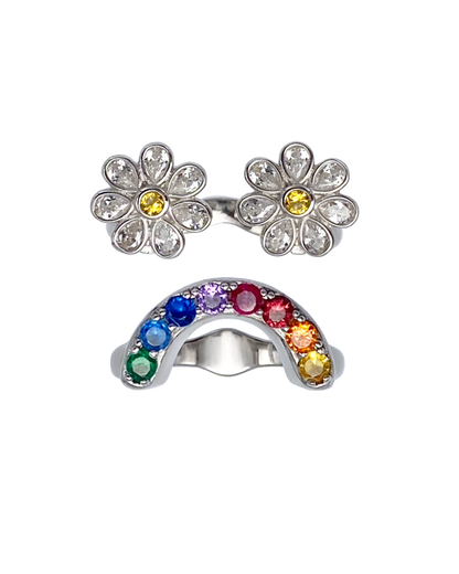 Happy Daisy - Mood Ring Set