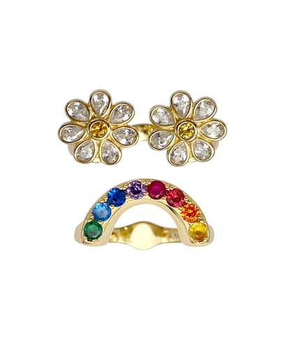 Happy Daisy - Mood Ring Set