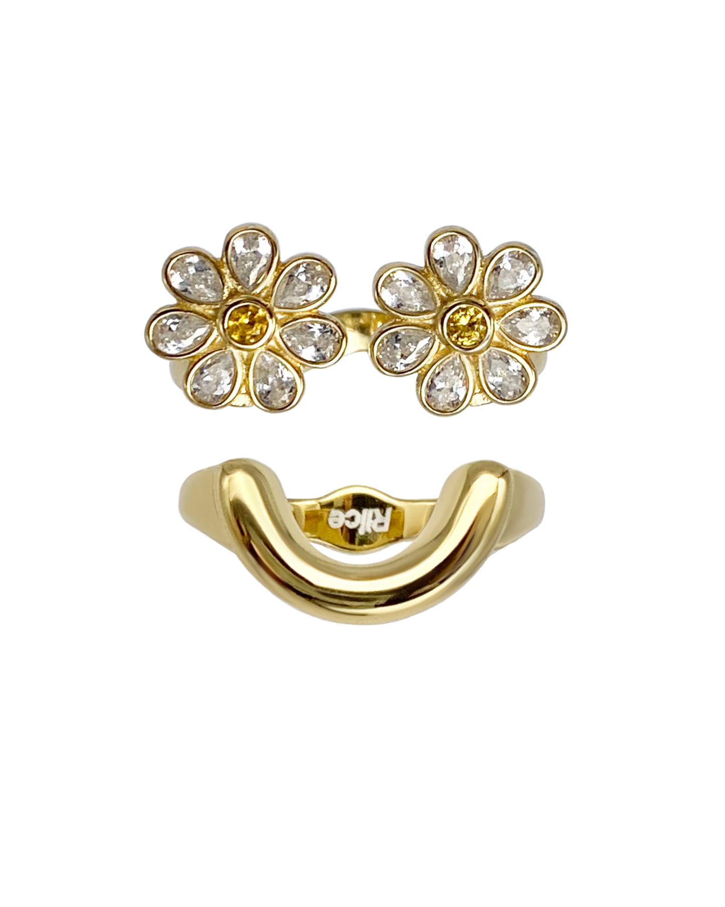 Flower Eyes - Mood Ring Set