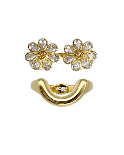 Flower Eyes - Mood Ring Set