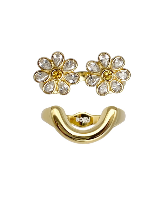 Flower Eyes - Mood Ring Set