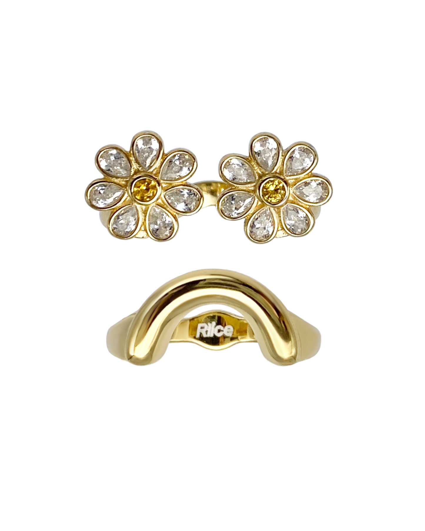 Flower Eyes - Mood Ring Set