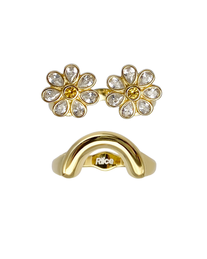 Flower Eyes - Mood Ring Set